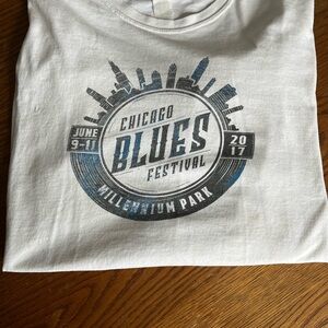 Vintage 2017 Chicago Blues Festival Long Sleeve Tshirt Billy Branch XL